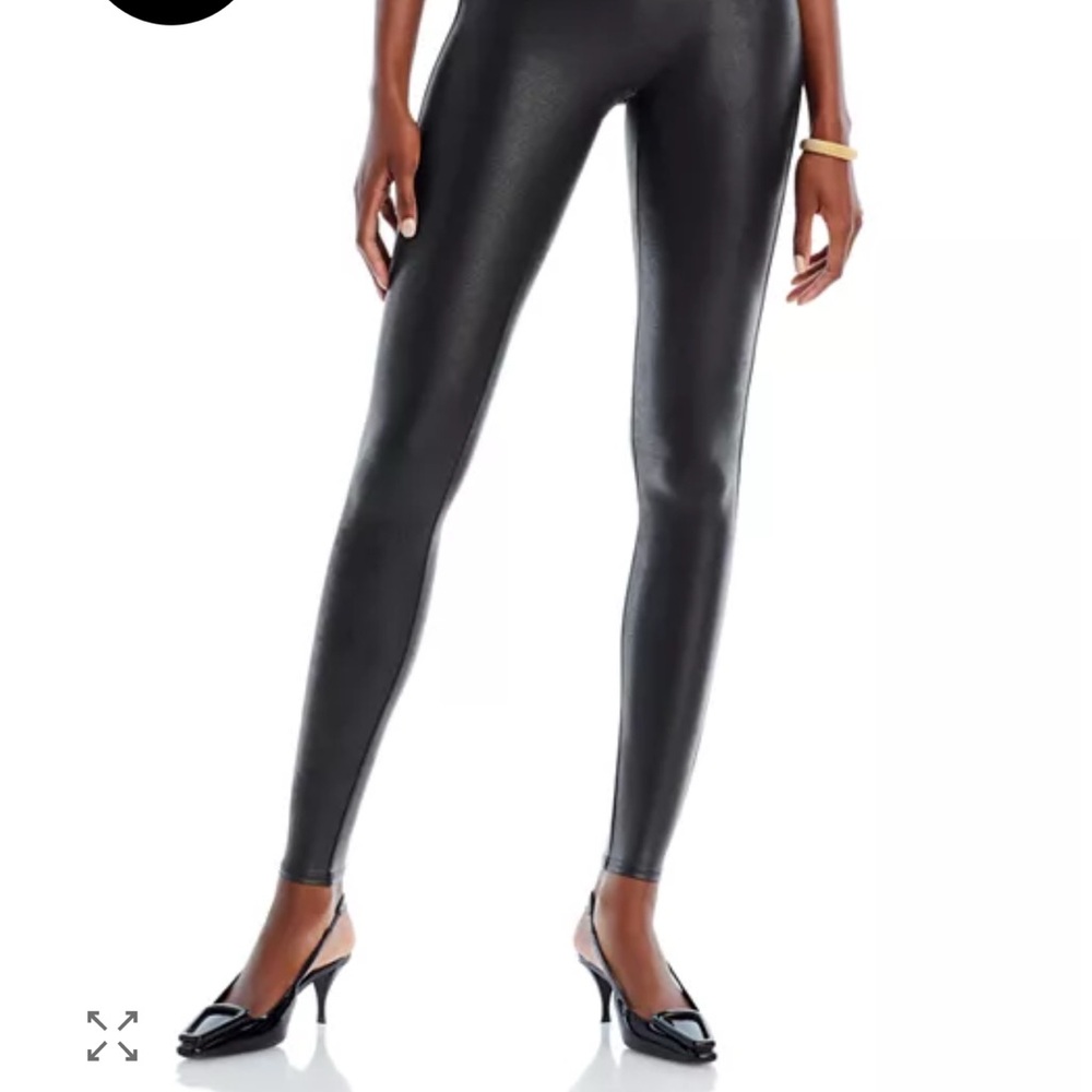 New Spanx Black Women's Faux Leggings Petite